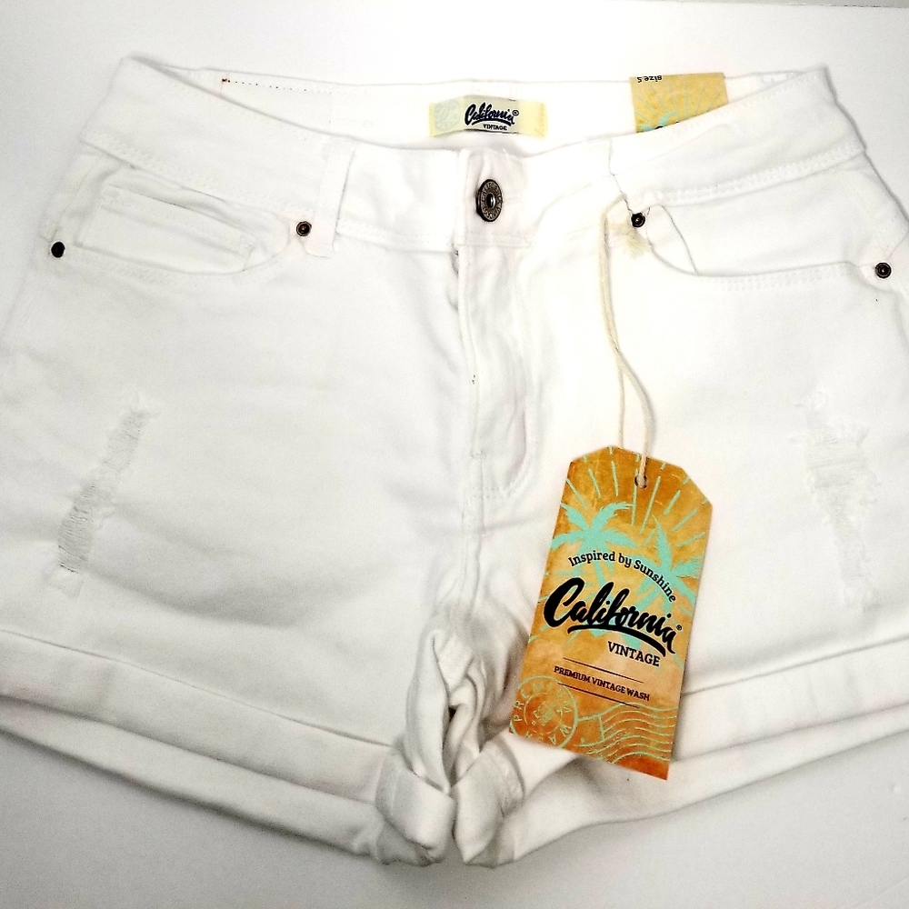 Fashion Nova California Vintage Denim Shorts